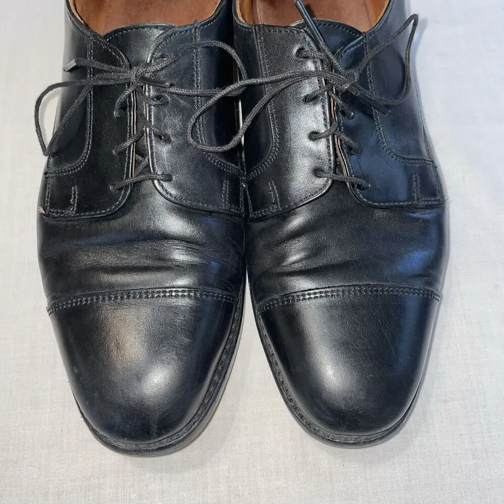 Allen Edmonds Cortland Men’s Captoe Dress Shoes Size 9 M Black Leather Oxford